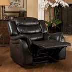 Hawthorne PU Leather Glider Recliner Chair by Christopher Knight Home
