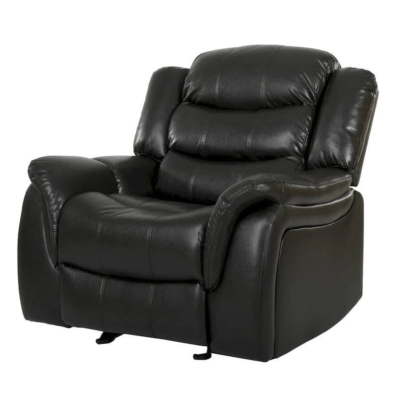 Hawthorne PU Leather Glider Recliner Chair by Christopher Knight Home