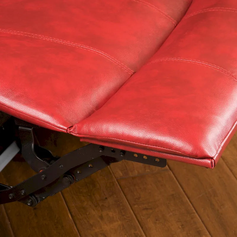 Hawthorne PU Leather Glider Recliner Chair by Christopher Knight Home