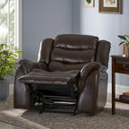 Hawthorne PU Leather Glider Recliner Chair by Christopher Knight Home