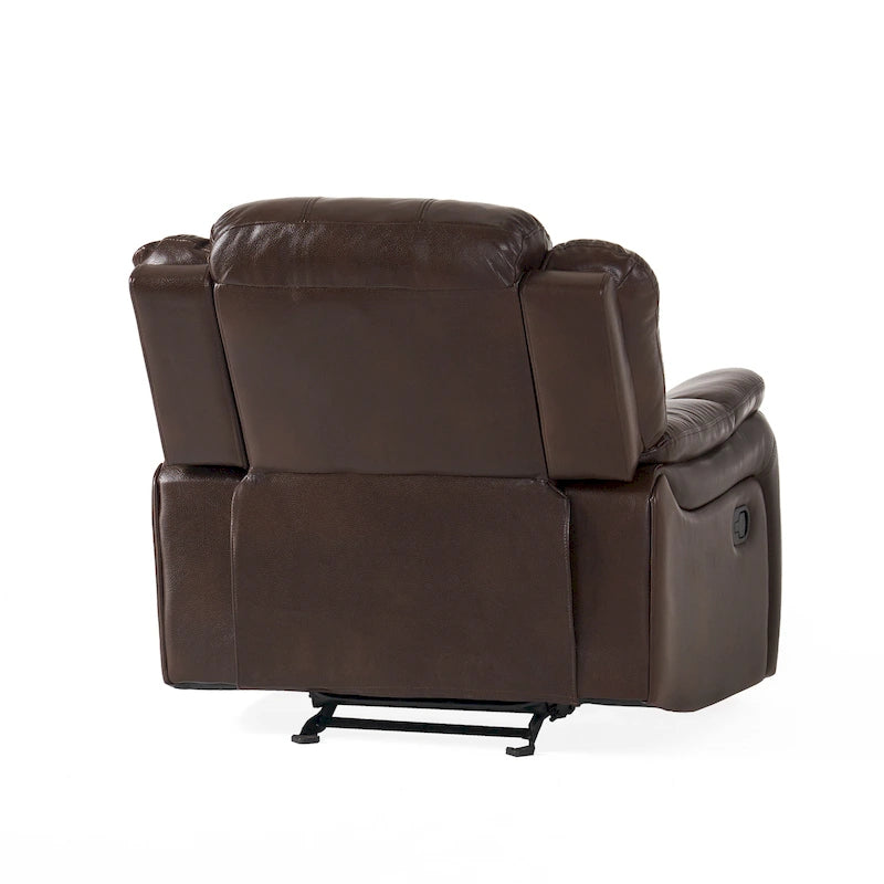 Hawthorne PU Leather Glider Recliner Chair by Christopher Knight Home