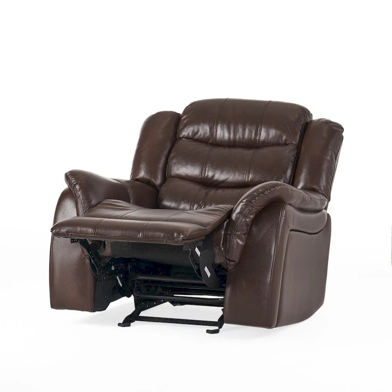 Hawthorne PU Leather Glider Recliner Chair by Christopher Knight Home