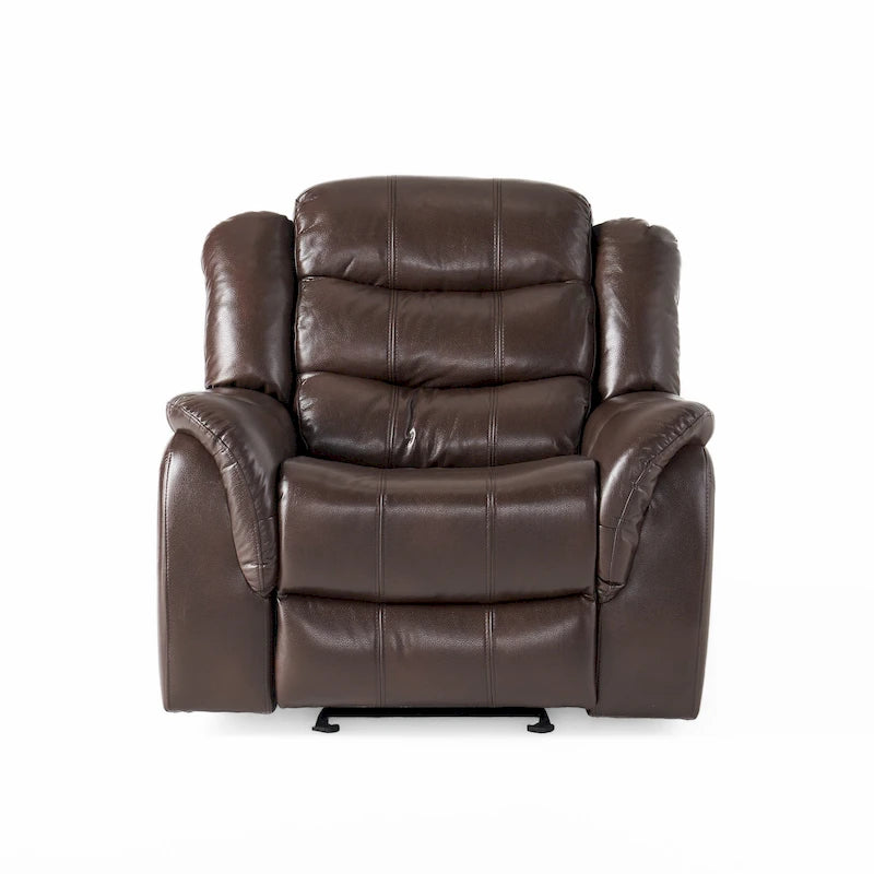 Hawthorne PU Leather Glider Recliner Chair by Christopher Knight Home