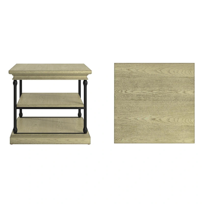 Dubrovnik Cornice Accent Storage Side Table