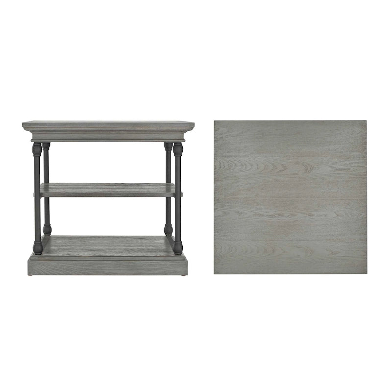 Dubrovnik Cornice Accent Storage Side Table