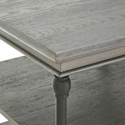 Cornice Accent Storage Side Table, Open Shelving, Black Metal Frame