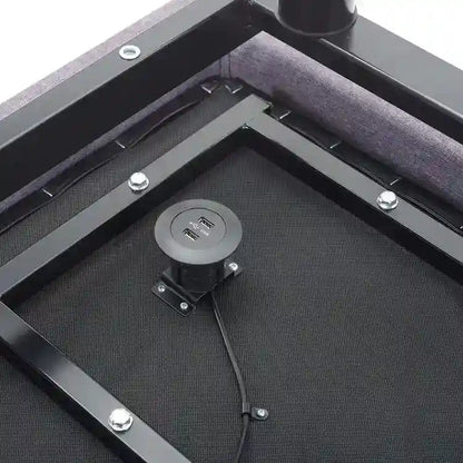 Adjustable Electric Bed Frame Base, 3-Speed Head & Foot Massage, Wireless Remote, USB Ports