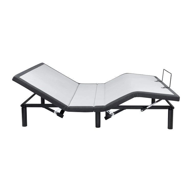 Adjustable Pain-Relieving Bed Frame Base, Electric with 3 Speed Head & Foot Incline Massage, Wireless Remote, USB Ports Charger