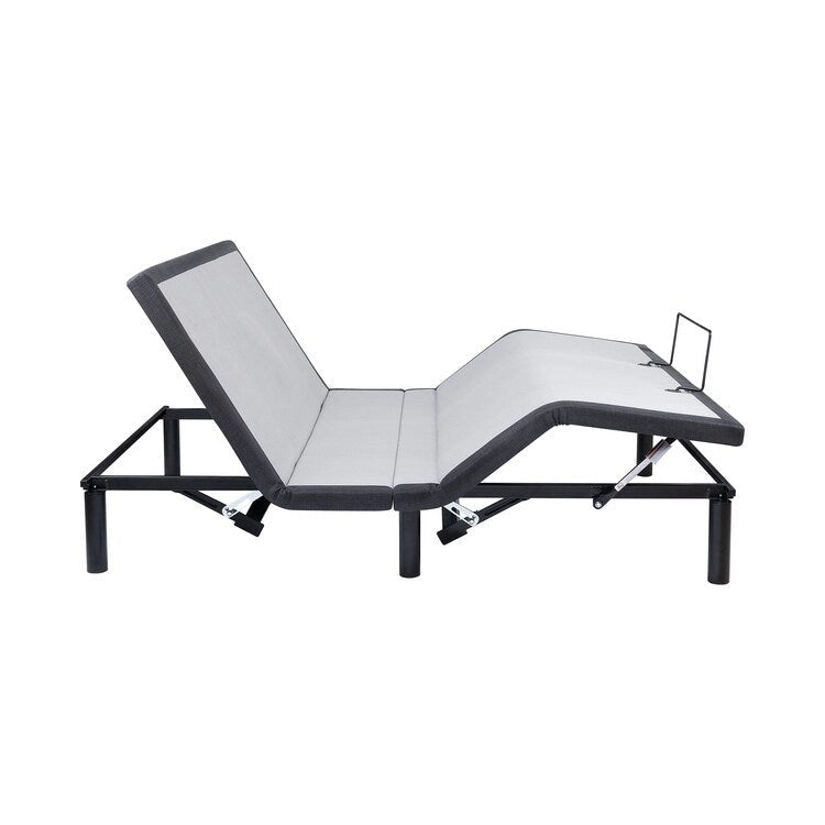 Adjustable Pain-Relieving Bed Frame Base, Electric with 3 Speed Head & Foot Incline Massage, Wireless Remote, USB Ports Charger