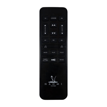 Adjustable Electric Bed Frame Base, 3-Speed Head & Foot Massage, Wireless Remote, USB Ports