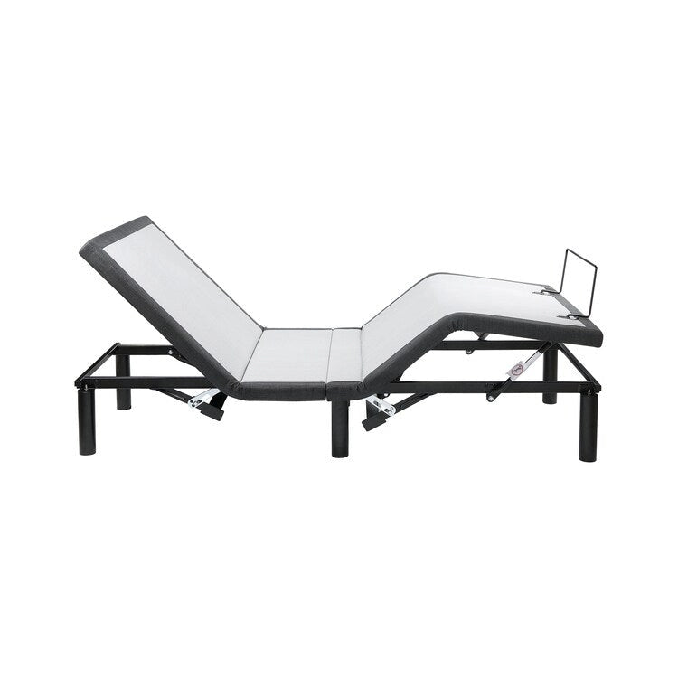 Adjustable Pain-Relieving Bed Frame Base, Electric with 3 Speed Head & Foot Incline Massage, Wireless Remote, USB Ports Charger