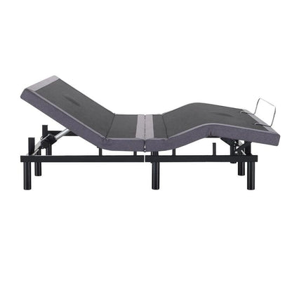 Adjustable Electric Bed Frame Base, 3-Speed Head & Foot Massage, Wireless Remote, USB Ports