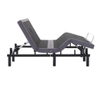 Adjustable Pain-Relieving Bed Frame Base, Electric with 3 Speed Head & Foot Incline Massage, Wireless Remote, USB Ports Charger