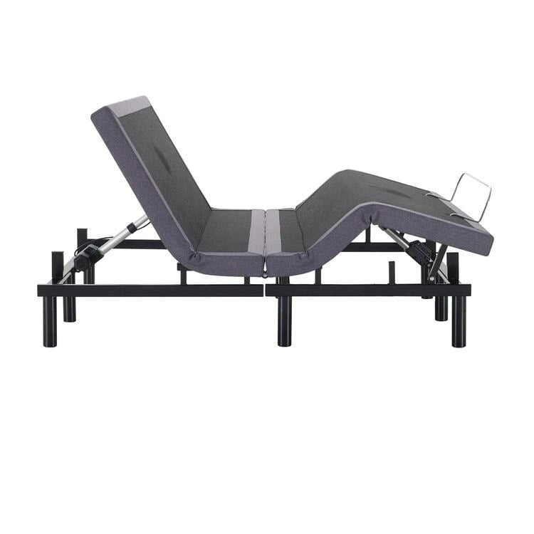 Adjustable Pain-Relieving Bed Frame Base, Electric with 3 Speed Head & Foot Incline Massage, Wireless Remote, USB Ports Charger