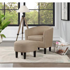 Convenience Concepts Take a Seat Churchill Accent Chair with Ottoman