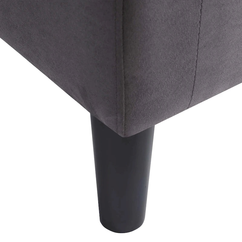 Barrel Accent Chair with Ottoman, High-Density Foam, Rubberwood Legs, Living Room Set