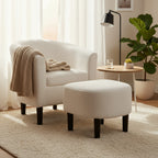 Convenience Concepts Take a Seat Churchill Accent Chair with Ottoman