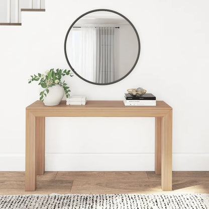 Modern Console Table 56 in, Solid Pine Wood, Low-VOC Finish, Living Room or Entryway