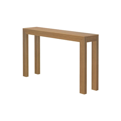 Modern Console Table 56 in, Solid Pine Wood, Low-VOC Finish, Living Room or Entryway