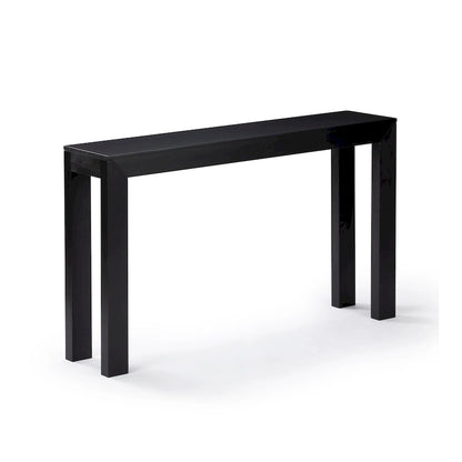 Modern Console Table 56 in, Solid Pine Wood, Low-VOC Finish, Living Room or Entryway