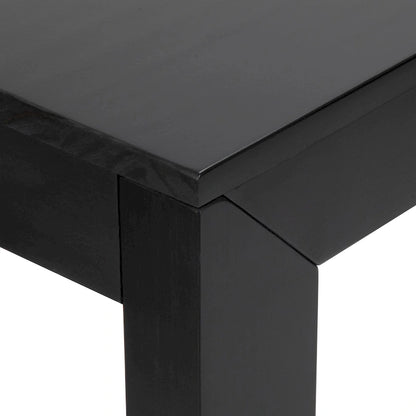 Modern Console Table 56 in, Solid Pine Wood, Low-VOC Finish, Living Room or Entryway