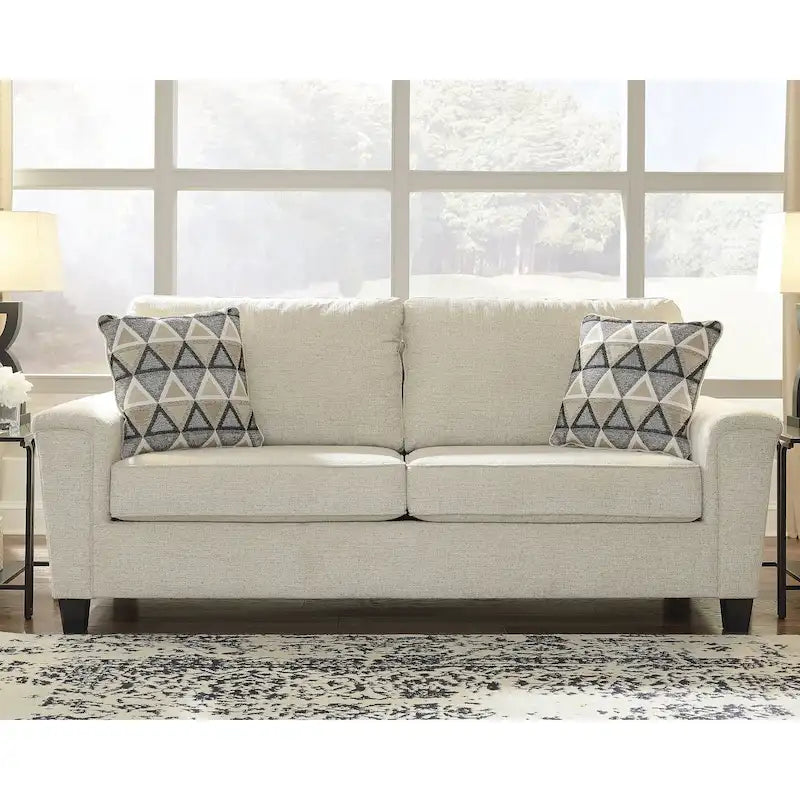Queen Sofa Sleeper, Upholstered Pull-Out Couch Bed, 89W x 38D x 39H in, Living Room Convertible Sofa