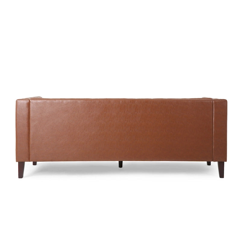 Outdoor Wicker Patio Loveseat with Cushions, All-Weather Resin Rattan, 2-Seater Garden Sofa