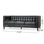Outdoor Wicker Patio Loveseat with Cushions, All-Weather Resin Rattan, 2-Seater Garden Sofa