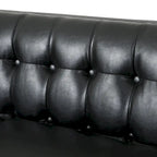Outdoor Wicker Patio Loveseat with Cushions, All-Weather Resin Rattan, 2-Seater Garden Sofa