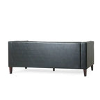 Outdoor Wicker Patio Loveseat with Cushions, All-Weather Resin Rattan, 2-Seater Garden Sofa