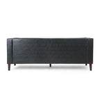 Outdoor Wicker Patio Loveseat with Cushions, All-Weather Resin Rattan, 2-Seater Garden Sofa