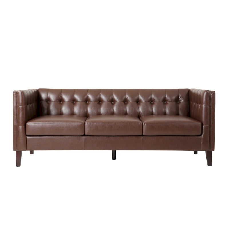 Outdoor Wicker Patio Loveseat with Cushions, All-Weather Resin Rattan, 2-Seater Garden Sofa
