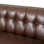 Outdoor Wicker Patio Loveseat with Cushions, All-Weather Resin Rattan, 2-Seater Garden Sofa