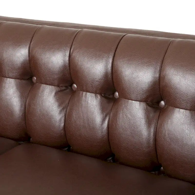 Outdoor Wicker Patio Loveseat with Cushions, All-Weather Resin Rattan, 2-Seater Garden Sofa