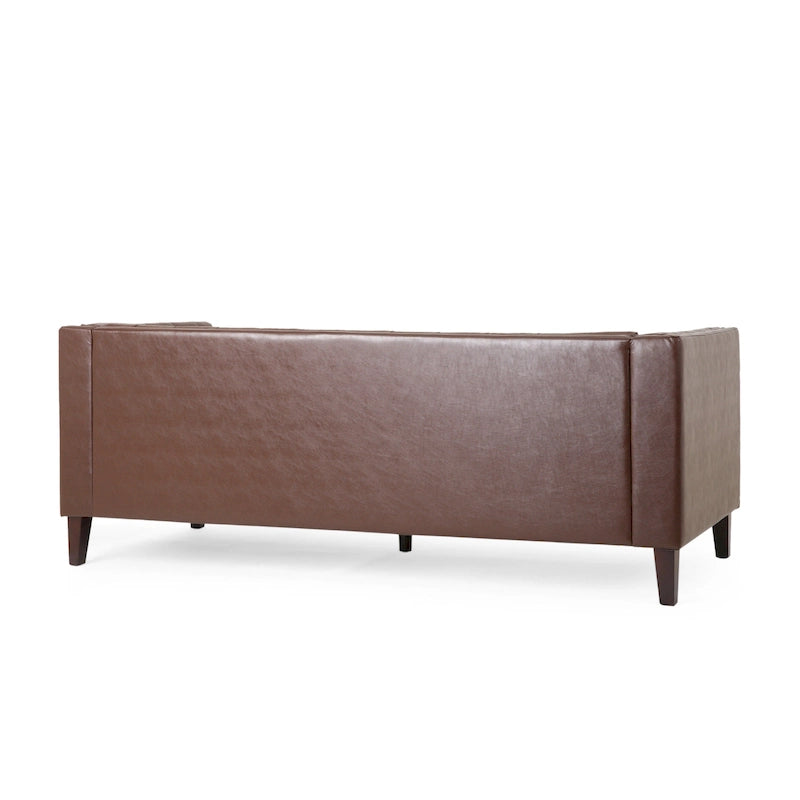 Outdoor Wicker Patio Loveseat with Cushions, All-Weather Resin Rattan, 2-Seater Garden Sofa