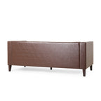 Outdoor Wicker Patio Loveseat with Cushions, All-Weather Resin Rattan, 2-Seater Garden Sofa