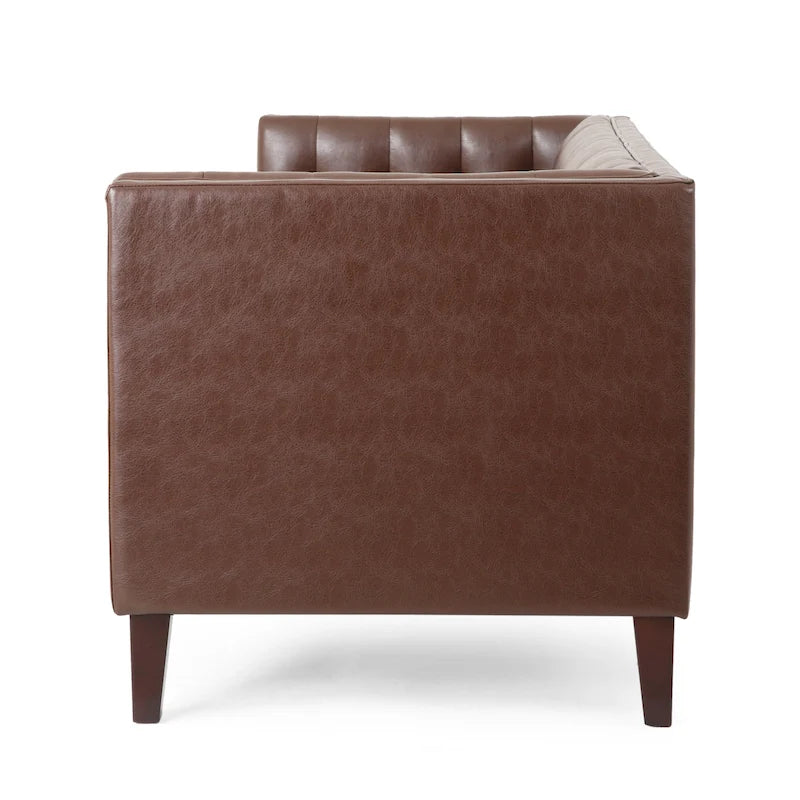 Outdoor Wicker Patio Loveseat with Cushions, All-Weather Resin Rattan, 2-Seater Garden Sofa