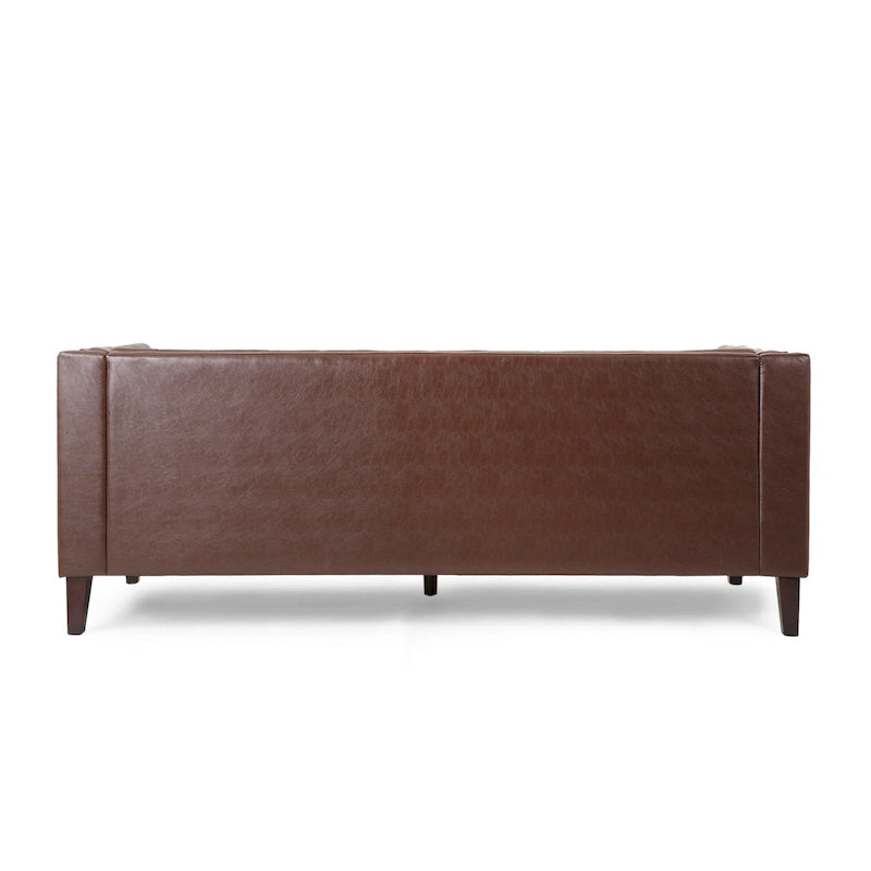 Outdoor Wicker Patio Loveseat with Cushions, All-Weather Resin Rattan, 2-Seater Garden Sofa