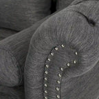 Wellston Tufted Double Chaise Lounge by Christopher Knight Home - 62.50 L x 58.50 W x 34.00 H
