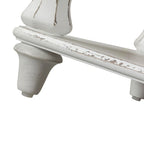 Magnolia Manor Antique White Weathered Bark Bed Bench