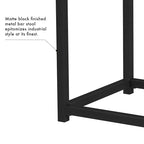 HomePop Backless Metal 24 Counter Stool - 24 inches