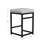 HomePop Backless Metal 24 Counter Stool - 24 inches