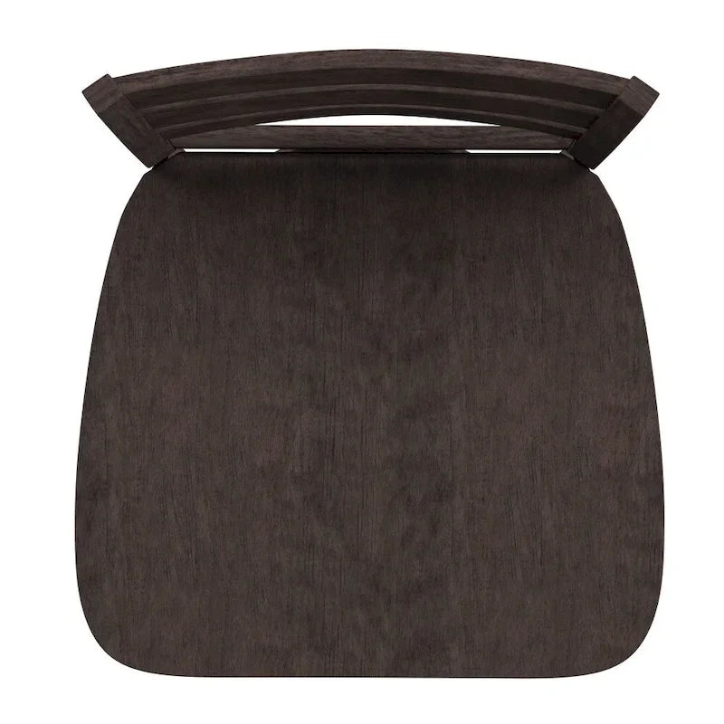 Ladderback Wooden Swivel Counter Stool with Footrest