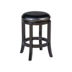 Cordova Black Swivel Counter Height Bar Stool