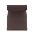 Espresso Metal Upholstered Dining Chair Set of 2, Button-Tufted Seat, Modern Style