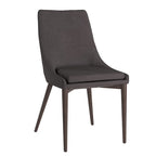 Mid-Century Barrel-Back Dining Chairs Set of 2, Upholstered Seat, Solid Wood Legs, Modern Style