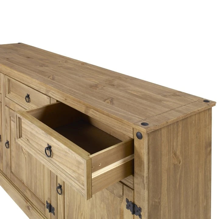 65 Wood Buffet Sideboard Farmhouse - Corona Collection