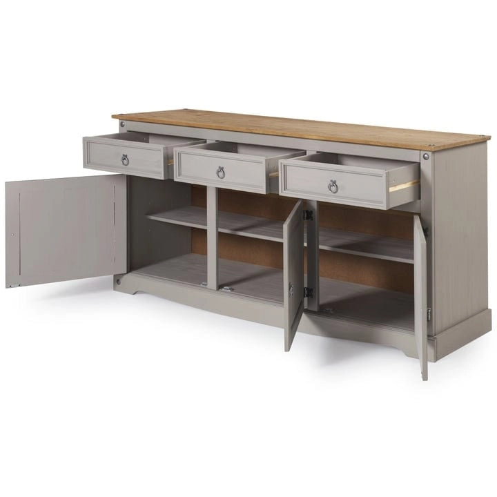 65 Wood Buffet Sideboard Farmhouse - Corona Collection