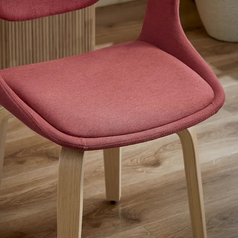 Modern Swivel Dining Chair, Upholstered Seat, 360-Degree Rotation, Metal Base, Mid-Century Style