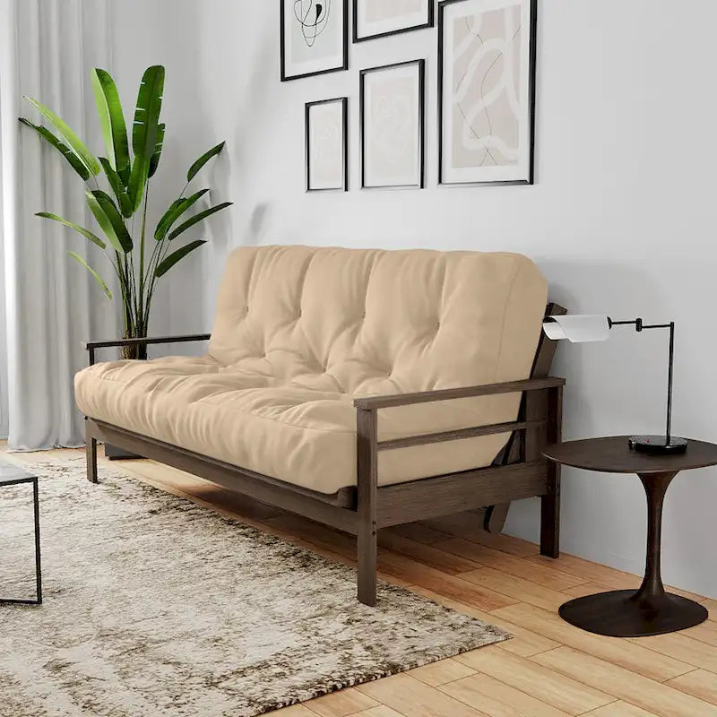 8in Gel Memory Foam Queen Futon Mattress, CertiPUR-US Certified, Foldable Sofa Bed Mattress